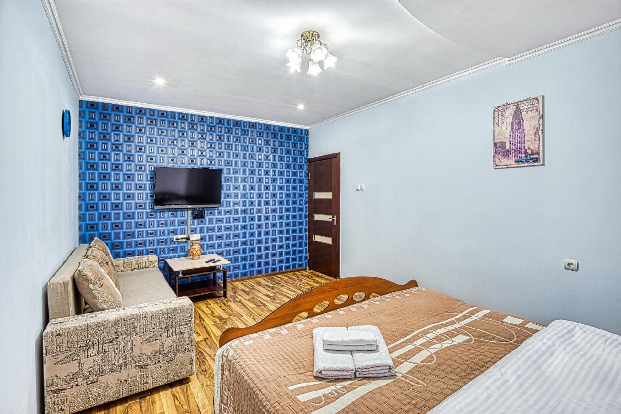 Apartment Near The President'S Park. Orbita-2 アルマトイ エクステリア 写真
